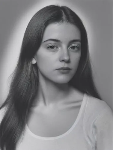 at random,a woman wearing a tank top poses for a black and white po,tunney,mystical portrait of a girl,shelkovskaya,girl portrait,abramovic,portrait of christi,Photography,Black and white photography,