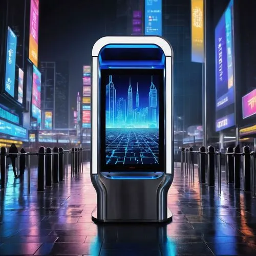 interactive kiosk,electronic signage,futuristic,pay phone,technology of the future,viewphone,payphone,computer speaker,nokia hero,phone booth,samsung galaxy,kiosk,futuristic landscape,monolith,telephone booth,payment terminal,mac pro and pro display xdr,portable media player,tech trends,electric tower,Illustration,Black and White,Black and White 31