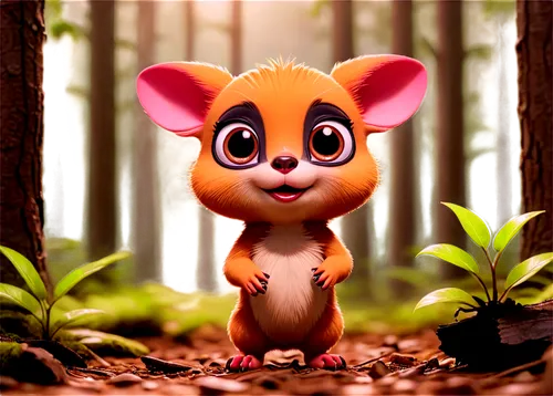 cute cartoon character,alvin,forest animal,cartoon animal,cartoon forest,sylbert,gruffalo,tsunoda,madagascan,little fox,tittlemouse,nick,squeakquel,bushbaby,nicktoon,cute animal,singa,wile,little animal,cute cartoon image,Illustration,Vector,Vector 19