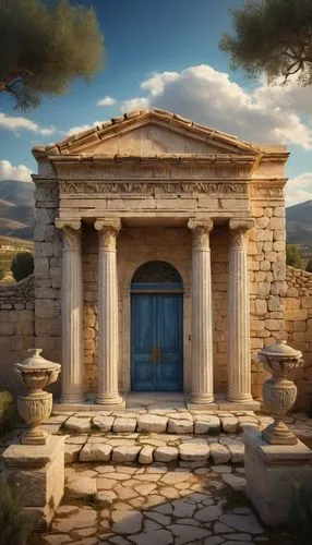 greek temple,laodicea,amphipolis,roman temple,temple of diana,greek island door,erechtheion,erechtheus,tiryns,artemis temple,metapontum,celsus library,lectionis,xanthos,synaxarion,ancient house,shapiros,temple of hercules,phaistos,mithridates,Conceptual Art,Daily,Daily 22