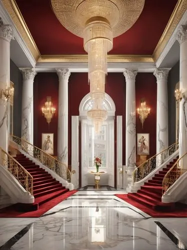 crown palace,grand hotel europe,marble palace,royal interior,emirates palace hotel,luxury hotel,baccarat,opulence,neoclassical,grand hotel,ballroom,lanesborough,opulently,palatial,opulent,venetian hotel,hallway,ballrooms,entrance hall,burgtheater,Illustration,Realistic Fantasy,Realistic Fantasy 21