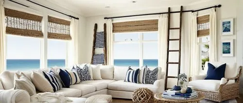 bamboo curtain,window blinds,plantation shutters,oceanfront,window with sea view,beach house,contemporary decor,window with shutters,window curtain,wooden shutters,hovnanian,valances,sail blue white,nautical colors,modern decor,sunroom,beach hut,fouta,interior design,interior decoration,Illustration,Black and White,Black and White 26