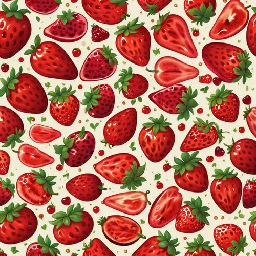 fruit pattern,watermelon pattern,watermelon background,strawberry,strawberries,watermelon wallpaper,Illustration,Abstract Fantasy,Abstract Fantasy 11