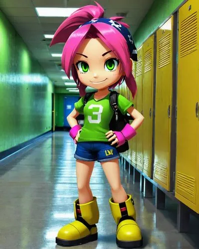 aelita,amiyumi,sonika,tomba,yuuichi,kallen,Unique,Pixel,Pixel 05