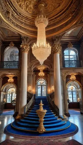 europe palace,royal interior,ballroom,ritzau,ornate room,versailles,cochere,grandeur,entrance hall,crown palace,opulently,foyer,opulence,rococo,baroque,nationaltheatret,ornate,marble palace,grander,palatial,Illustration,Realistic Fantasy,Realistic Fantasy 20