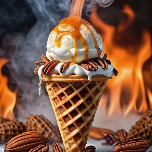 waffle ice cream,baked alaska,ice cream cone,s'more,soft serve ice creams,ice cream on stick,ice cream cones,ice-cream,sweet ice cream,ice cream icons,molten,sundae,ice cream,ice cream chocolate,yule log,whipped ice cream,belgian waffle,vanilla icecream,hotteok,vanilla ice cream,Photography,General,Realistic