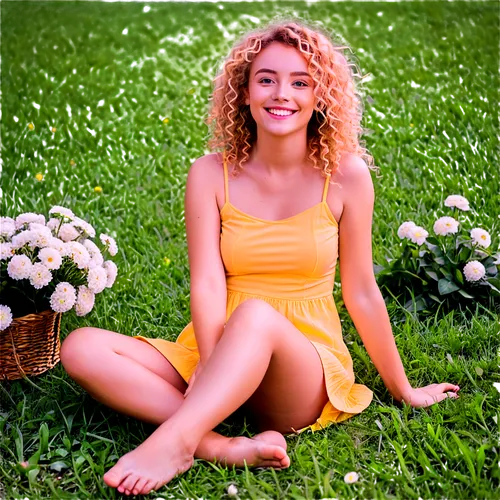 beautiful girl with flowers,dws,girl in flowers,yellow,tzipora,tatiana,goldilocks,on the grass,shakira,polona,yellow background,nneka,mya,beyonce,kiernan,tori,blancaflor,little yellow,beautiful young woman,bey,Conceptual Art,Sci-Fi,Sci-Fi 04