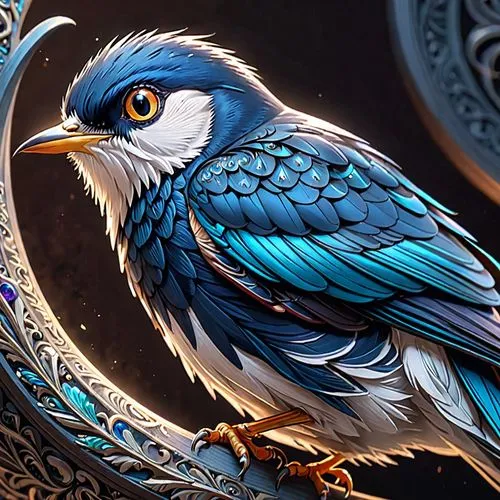 ornamental bird,an ornamental bird,eagle illustration,bird painting,gryphon,owl background,blue parrot,owl art,bird of prey,blue and gold macaw,harpy,blue bird,sparrow owl,bird bird-of-prey,hedwig,nocturnal bird,magpie,bird illustration,feathers bird,falconer,Anime,Anime,General