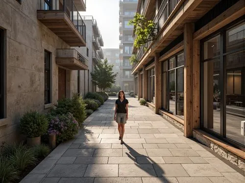 3d rendering,limewood,liveability,old linden alley,streetscape,render,renderings,narrow street,ashrafieh,walkable,inmobiliaria,paved square,kifissia,walkability,marshalsea,landscape design sydney,pedestrianized,courtyards,woman walking,street view