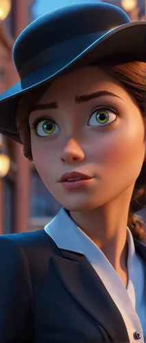 spy,detective,spy visual,policewoman,inspector,main character,business girl,bowler hat,vesper,waitress,agnes,fedora,businesswoman,character animation,business woman,russo-european laika,the hat-female,private investigator,investigator,city ​​portrait,Conceptual Art,Fantasy,Fantasy 07