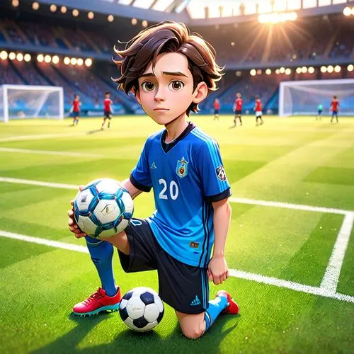 soccer player,fifa 2018,soccer ball,world cup,children's soccer,footballer,women's football,football player,copa,ronaldo,miguel of coco,futebol de salão,uefa,russo-european laika,sports toy,kids illustration,soccer kick,pitch,playing football,kit,Anime,Anime,Cartoon