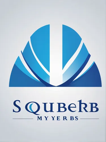 Design a minimalist Bristol Myers Squibb logo that epitomizes simplicity and elegance.,square logo,courier software,squirell,social logo,logodesign,company logo,square background,synthetic rubber,sorb