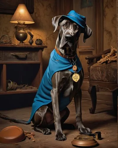 blue lacy,dog photography,weimaraner,blue staffordshire bull terrier,inspector,dog-photography,hanover hound,investigator,animals play dress-up,basset bleu de gascogne,great dane,blue bell,private investigator,blue picardy spaniel,veterinarian,louisiana catahoula leopard dog,beagador,ratonero bodeguero andaluz,doberman,bellboy,Photography,Fashion Photography,Fashion Photography 16