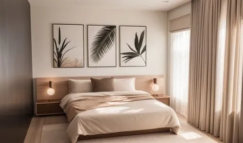 contemporary decor,bamboo curtain,modern decor,guestrooms,guest room,modern room,Photography,General,Realistic