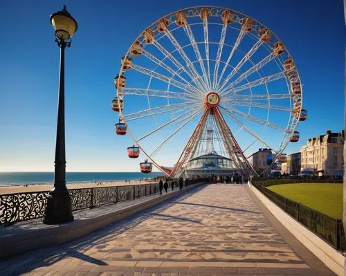 havre,sartrouville,roue,ostend,dieppe,brighton,nizza,trouville,brighton pier,dunkerque,blackpool,croisette,scheveningen,wimereux,ferris wheel,blankenberge,normandie,cabourg,nantes,bellecour,Art,Artistic Painting,Artistic Painting 37