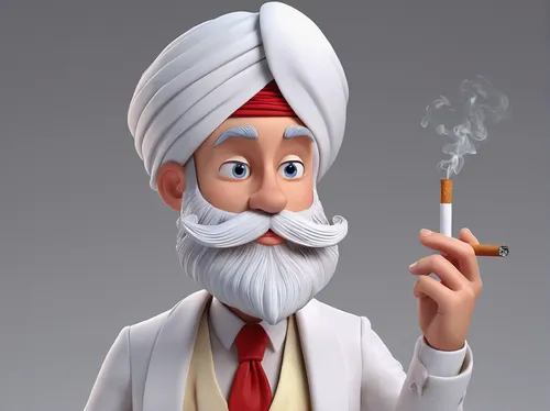 cartoon doctor,turban,shehnai,sikh,smoking cessation,khalifa,smoking man,medical illustration,nonsmoker,quit smoking,3d model,stop smoking,cigarette,bapu,mudi,kundalini,medical icon,non-smoker,covid doctor,buy weed canada,Unique,3D,3D Character