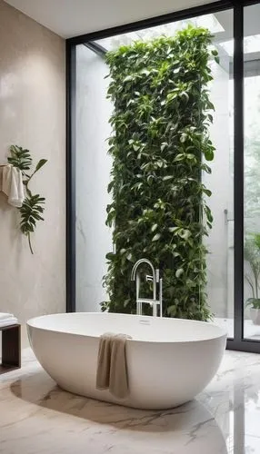 luxury bathroom,modern minimalist bathroom,intensely green hornbeam wallpaper,landscape designers sydney,ficus,landscape design sydney,bath room,garden design sydney,modern decor,bathtub,interior modern design,houseplant,contemporary decor,hanging plants,bamboo plants,interior design,houseplants,tub,bathroom,marazzi,Photography,Fashion Photography,Fashion Photography 25