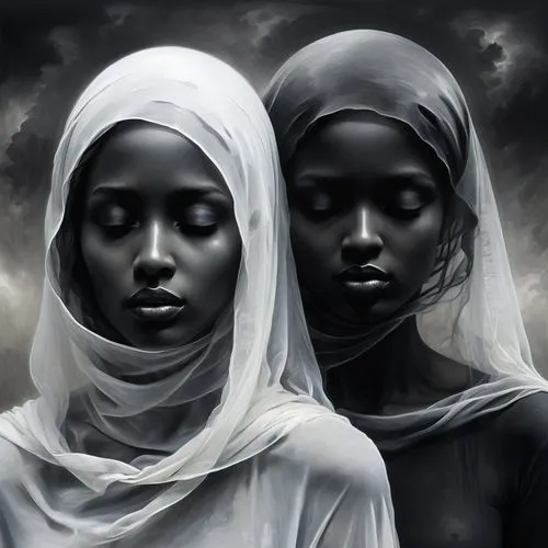 priestesses,nubians,beautiful african american women,canonesses,moors,tuaregs,sudanese,malians,nigeriens,african art,mouride,azawad,tuareg,matriarchs,afro american girls,somalis,afar tribe,somalians,empresses,hausaland,Illustration,Realistic Fantasy,Realistic Fantasy 17