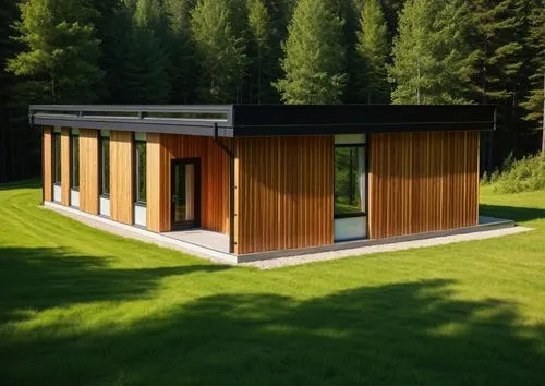 timber house,passivhaus,prefabricated,inverted cottage,summer house,prefab,summerhouse,cubic house,glickenhaus,greenhut,wooden house,corten steel,electrohome,reclad,holiday home,annexe,zumthor,forest house,architektur,folding roof