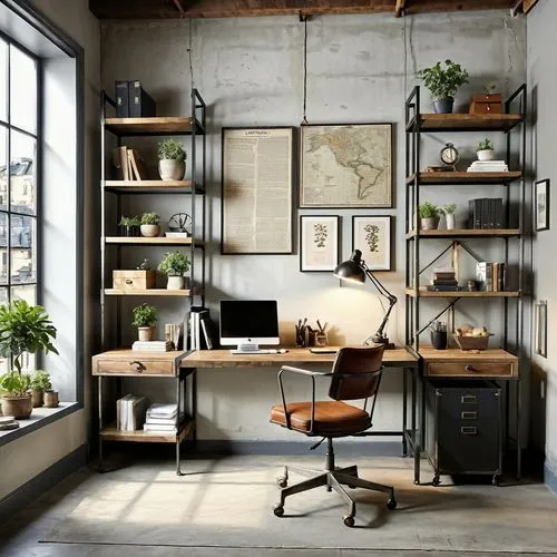 working space,scandinavian style,modern office,shelving,writing desk,danish furniture,creative office,workspaces,thonet,bureau,office desk,berkus,bureaux,bookcases,loft,wooden desk,bookcase,shelves,workstations,modern decor