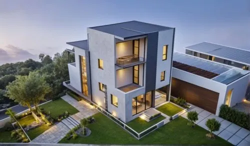 modern house,modern architecture,cubic house,cube house,townhomes,3d rendering,Photography,General,Realistic