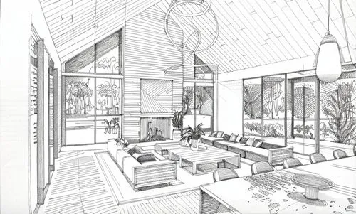 home interior,house drawing,living room,loft,livingroom,interiors,sitting room,renovation,conservatory,interior design,coloring page,breakfast room,daylighting,core renovation,floorplan home,contemporary decor,veranda,architect plan,family room,modern room,Design Sketch,Design Sketch,Fine Line Art