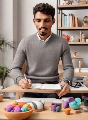 a man with fake mustache working on some artwork,the painted eggs,nest easter,painted eggs,araullo,painting eggs,colored eggs,Digital Art,Clay