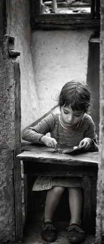 little girl reading,child playing,photographing children,child with a book,girl praying,poverty,girl with cloth,child's frame,exclusion,photos of children,charcoal drawing,children studying,girl sitting,child,child crying,foundling,child's diary,nomadic children,girl in the kitchen,children play,Photography,Black and white photography,Black and White Photography 02