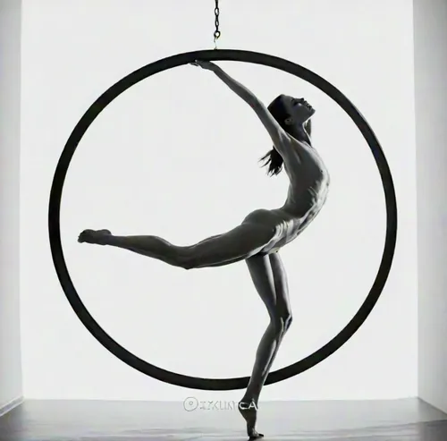 circus aerial hoop,gymnastic rings,aerial hoop,rhythmic gymnastics,pilobolus,gymnastique