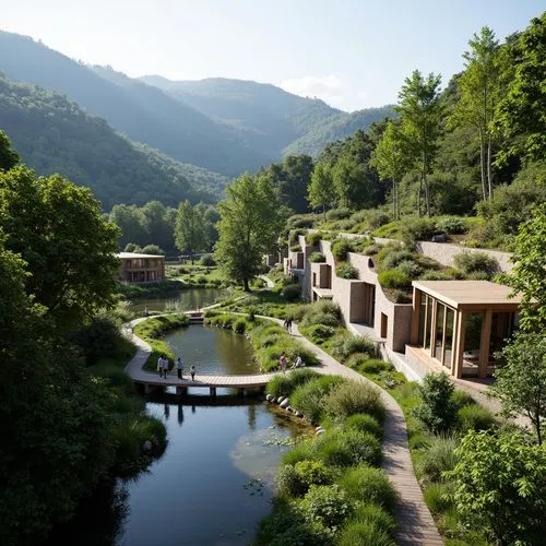 montreat,fallingwater,amanresorts,ecovillages,ecovillage,gangwon do,gangwon,gwacheon,tulou,dilijan,rockbridge,korean folk village,chuncheon,tatoi,wudang,rougon,beget,sukjong,amoenus,zumthor