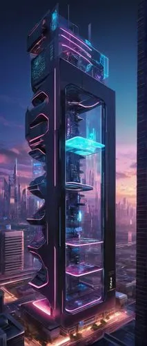 electric tower,cybertown,cybercity,mainframes,pc tower,cyberport,cyberpunk,urban towers,supercomputer,cellular tower,mainframe,skyscraper,residential tower,the energy tower,electrohome,supertall,high-rise building,cyberia,ctbuh,sky apartment,Conceptual Art,Daily,Daily 24