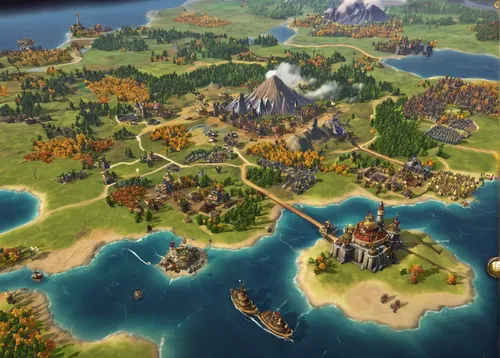 Civilization VI Fall 2017 Update now live,archipelago,ancient city,lavezzi isles,coastal region,terraforming,the continent,lake lucerne region,continent,peninsula,an island far away landscape,mountain