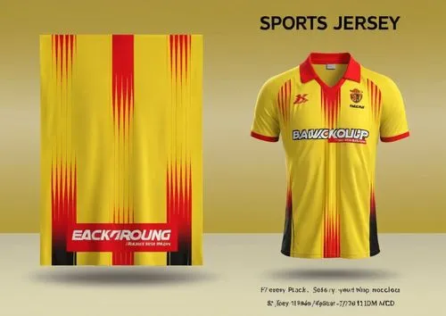 t shirt jersey team mockup yellow and red and black color only, nice design,a uniform worn for sports jersey design,jagiellonia,nordsjaelland,ashantigold,guernseys,jerseys,maillot,Photography,General,