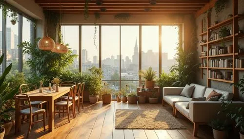 sunroom,livingroom,living room,loft,sky apartment,apartment lounge,roof garden,balcony garden,roof terrace,breakfast room,an apartment,window sill,shared apartment,sitting room,apartment,block balcony,window view,patios,home interior,modern room,Photography,General,Realistic