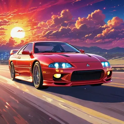 toyota supra,mitsubishi gto,3d car wallpaper,supra,lamborghini diablo,ferrari f355,f40,mitsubishi eclipse,ferrari 348,testarossa,mitsubishi starion,honda nsx,honda cr-x del sol,ferrari f40,toyota celica,toyota celica gt-four,nissan 240sx,lancia montecarlo,nissan 180sx,gto,Illustration,Realistic Fantasy,Realistic Fantasy 20