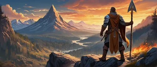 guards of the canyon,lord shiva,the wanderer,mountain guide,northrend,fantasy picture,the spirit of the mountains,heroic fantasy,zion,torch-bearer,lone warrior,fantasy art,wanderer,fire mountain,shamanic,shamanism,mountain sunrise,mountain spirit,shiva,sci fiction illustration,Unique,Design,Logo Design