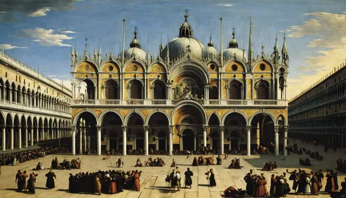 doge's palace,st mark's square,the carnival of venice,duomo square,certosa di pavia,saint mark,kunsthistorisches museum,venetian,barberini,venice square,europe palace,venetian hotel,renaissance,palace square,duomo,louvre,palazzo,mole antonelliana,modena,vencel square,Art,Classical Oil Painting,Classical Oil Painting 05