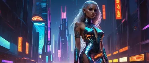 ororo,tron,cyberpunk,cyberia,futuristic,cybercity,cyberangels,allura,cybertown,polara,cyberworld,cyberstar,sci fiction illustration,scifi,domino,synthetic,dazzler,fantasia,ultraviolet,valerian,Conceptual Art,Sci-Fi,Sci-Fi 15