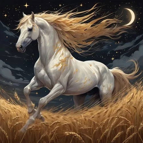 a white horse,albino horse,white horse,hay horse,arabian horse,dream horse,Conceptual Art,Fantasy,Fantasy 01