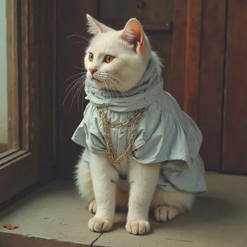 vintage cat,kittikachorn,hrh,pangeran,animals play dress-up,sultan,Photography,Fashion Photography,Fashion Photography 02