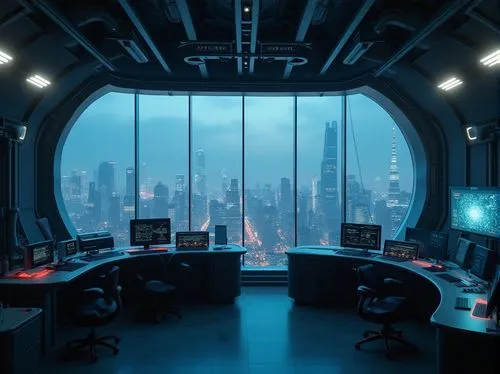 spaceship interior,computer room,control center,flightdeck,ufo interior,control desk,coruscant,the server room,spaceship space,cyberview,eurocontrol,sci - fi,spacelab,battleship,modern office,spaceport,futuristic landscape,cyberscene,skyscraping,working space,Photography,General,Realistic