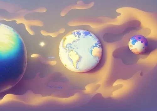 PLANETS IN THE SKY,spheres,terraforming,planets,earth in focus,alien planet,planet,alien world,celestial bodies,planet eart,gas planet,small planet,exo-earth,earth,planetary system,tiny world,galilean