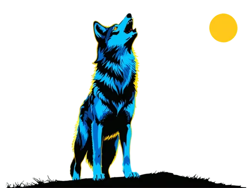 bluestar,constellation wolf,howling wolf,starclan,jayfeather,kelpie,skyclan,aleu,fireheart,loup,wolpaw,canidae,garrison,riverclan,glowing antlers,atunyote,shadowclan,vulpine,canid,bluefire,Art,Artistic Painting,Artistic Painting 42