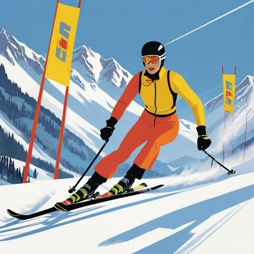 ski cross,telemark skiing,alpine skiing,ski touring,ski equipment,downhill ski binding,ski binding,skiing,winter sports,skiers,ski race,cross-country skier,speed skiing,skier,cross-country skiing,winter sport,ski mountaineering,christmas skiing,nordic skiing,piste,Illustration,American Style,American Style 09