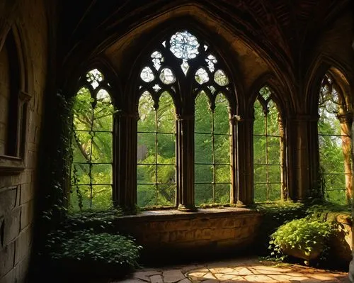 cloisters,cloister,church windows,the window,castle windows,church window,sewanee,stained glass windows,window,row of windows,stained glass window,windowpanes,orangery,front window,forest chapel,old window,stained glass,lattice window,windows,big window,Illustration,Paper based,Paper Based 15