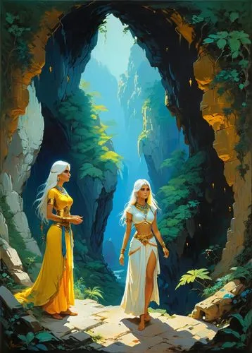 fantasy picture,adventurers,dragonlance,rivendell,guards of the canyon,alfheim,elfquest,runequest,game illustration,asheron,frazetta,elsas,deltora,visitation,silmarillion,mystara,dungeons,glorfindel,everquest,thingol,Conceptual Art,Sci-Fi,Sci-Fi 22