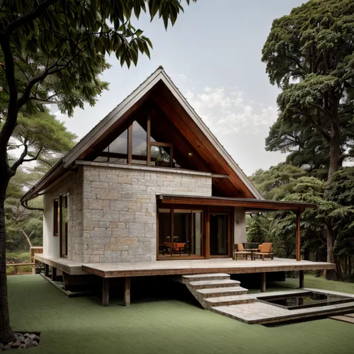 house cabin made of stone,timber house,japanese architecture,asian architecture,cubic house,wooden house,grass roof,cube house,archidaily,landscape design sydney,folding roof,house in the forest,summe