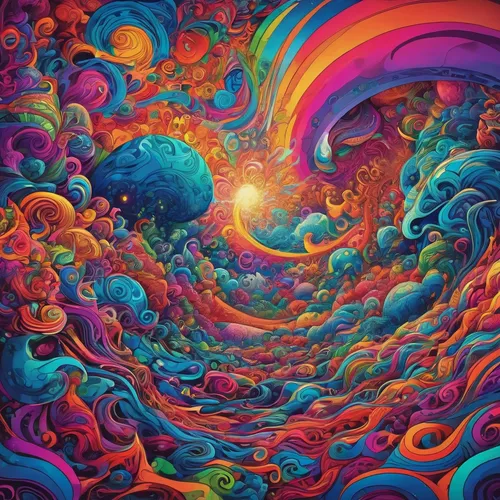 psychedelic art,psychedelic,colorful spiral,lsd,vortex,dimensional,kaleidoscopic,rainbow waves,acid,kaleidoscope art,kaleidoscope,coral swirl,swirls,trip computer,swirling,colorful background,rainbow world map,color fields,flow of time,abstract multicolor,Illustration,Realistic Fantasy,Realistic Fantasy 39