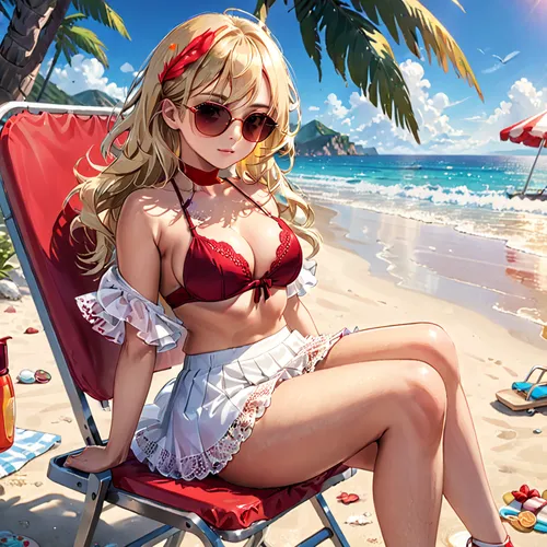 honolulu,summer background,beach background,nero claudius,sanya,santa claus at beach,summer icons,candy island girl,summer items,blonde girl with christmas gift,beach scenery,christmas on beach,poker primrose,aloha,summer day,cg artwork,summer crown,honmei choco,red summer,erika,Anime,Anime,General