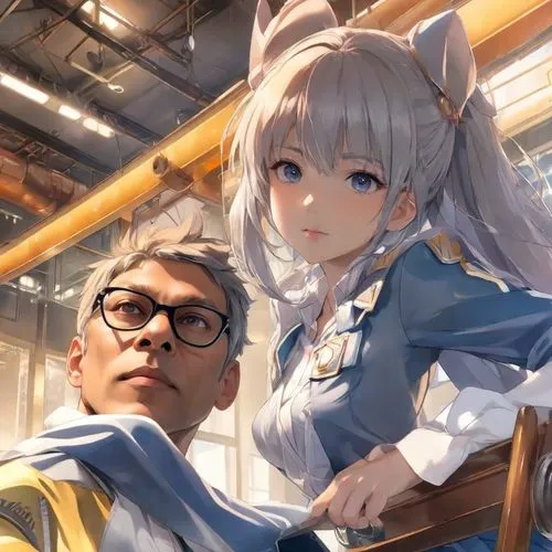 megane,father and daughter,hidetaka,kochiyama,miyazaki,bunta